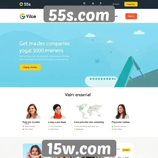 Desempenho e usabilidade do 55s.com para usuários